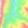Mappa topografica Callo, altitudine, rilievo