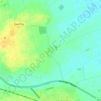 Mappa topografica Howell, altitudine, rilievo
