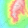 Mappa topografica Pico Jabalcón, altitudine, rilievo