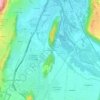 Mappa topografica Le Grand Rochefort, altitudine, rilievo