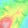 Mappa topografica Le Rapoux, altitudine, rilievo