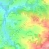 Mappa topografica Nieul, altitudine, rilievo