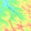 Mappa topografica Garbic, altitudine, rilievo