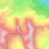 Mappa topografica La Grande Manche, altitudine, rilievo