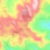 Mappa topografica Karbetta, altitudine, rilievo