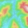 Mappa topografica Freiland, altitudine, rilievo