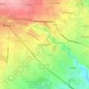 Mappa topografica Cawa-Cawa, altitudine, rilievo