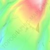 Mappa topografica Cochasquí, altitudine, rilievo