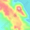 Mappa topografica Funk Hill, altitudine, rilievo