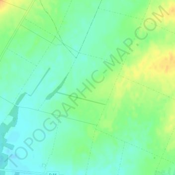 Mappa topografica Le Haut de Chatillon, altitudine, rilievo