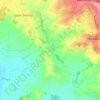 Mappa topografica Elcocks Brook, altitudine, rilievo