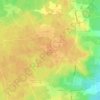 Mappa topografica Ludeye, altitudine, rilievo
