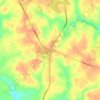 Mappa topografica Office Hall, altitudine, rilievo