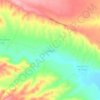 Mappa topografica Majalca, altitudine, rilievo