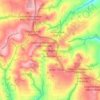 Mappa topografica Mandaguaçu, altitudine, rilievo
