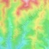 Mappa topografica Bise, altitudine, rilievo