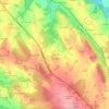 Mappa topografica Les Genêts, altitudine, rilievo