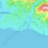Mappa topografica Cadevilla, altitudine, rilievo
