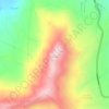 Mappa topografica Buerán, altitudine, rilievo