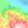 Mappa topografica Κάλαμος, altitudine, rilievo