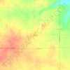 Mappa topografica Hanford, altitudine, rilievo