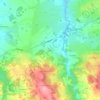 Mappa topografica Le Riz, altitudine, rilievo