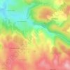 Mappa topografica Puech Long, altitudine, rilievo