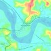 Mappa topografica Kuttippuram, altitudine, rilievo