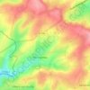 Mappa topografica Bazincourt, altitudine, rilievo