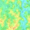 Mappa topografica La Bascule, altitudine, rilievo