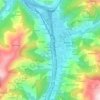 Mappa topografica El Discu, altitudine, rilievo