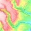 Mappa topografica Contrada Lauretta, altitudine, rilievo