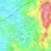 Mappa topografica Le Plessis, altitudine, rilievo
