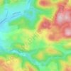 Mappa topografica Cas, altitudine, rilievo