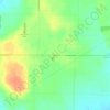 Mappa topografica Rosiere, altitudine, rilievo