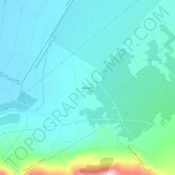 Mappa topografica Afourer, altitudine, rilievo