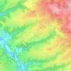Mappa topografica Faye, altitudine, rilievo