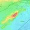 Mappa topografica La Valette-du-Var, altitudine, rilievo
