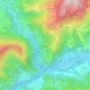 Mappa topografica Maroncella, altitudine, rilievo