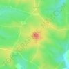 Mappa topografica Butte de Launay, altitudine, rilievo