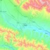 Mappa topografica 门源县, altitudine, rilievo