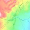 Mappa topografica Manasa, altitudine, rilievo