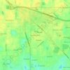 Mappa topografica Dawson Heights, altitudine, rilievo