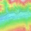 Mappa topografica Wald am Arlberg, altitudine, rilievo