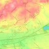 Mappa topografica Weavertown, altitudine, rilievo