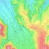Mappa topografica Serre-Devant, altitudine, rilievo