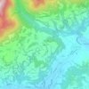 Mappa topografica Vignui, altitudine, rilievo