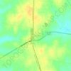 Mappa topografica North Zulch, altitudine, rilievo