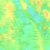 Mappa topografica La Barrière, altitudine, rilievo
