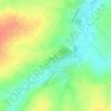 Mappa topografica Mont Bernard, altitudine, rilievo